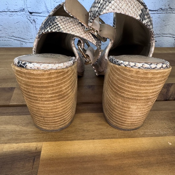 Vince Camuto Women's Snake Print Heels - Picture 5 of 5